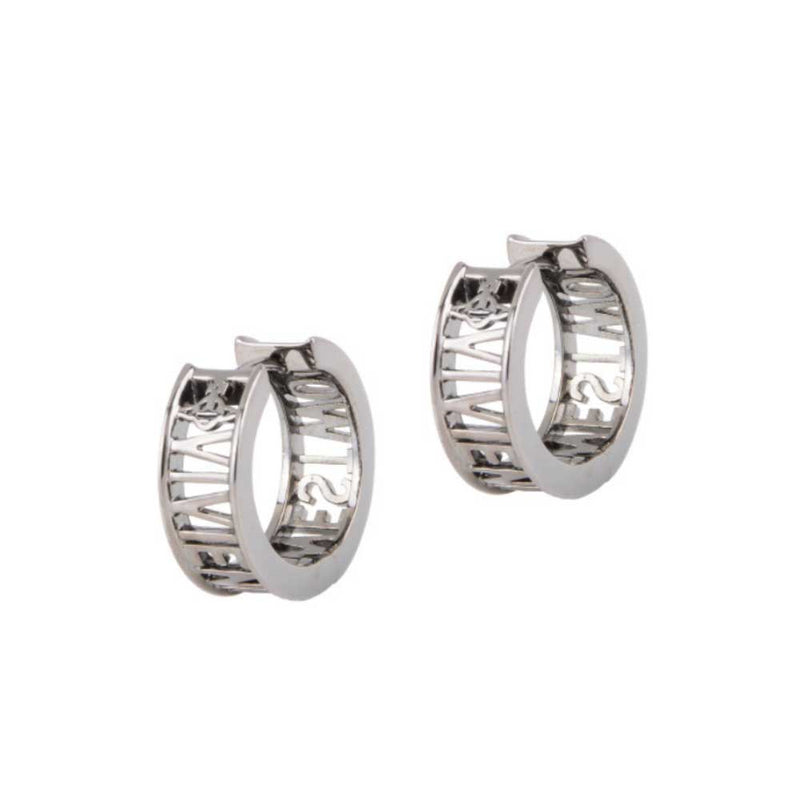 Vivienne Westwood Westminster Earrings, Rhodium Plated