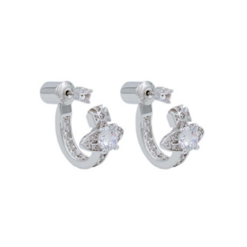 Vivienne Westwood Maitena Earrings, Rhodium Plated