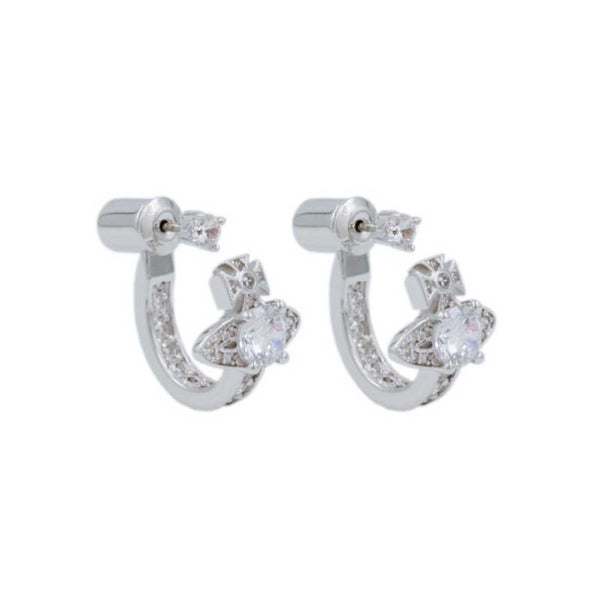 Vivienne Westwood Maitena Earrings, Rhodium Plated – David Shuttle Ltd