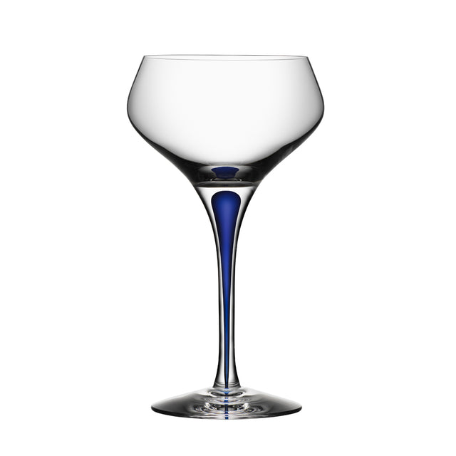 Orrefors Intermezzo Blue Champagne Coupe 29cl