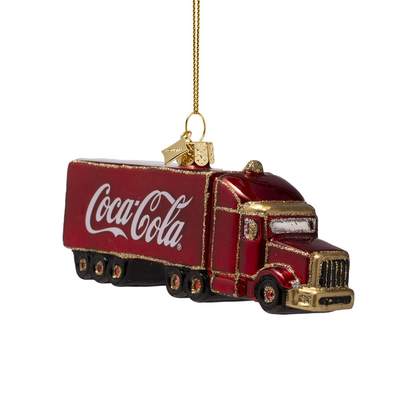 Vondels Coca-Cola Truck Christmas Hanging Decoration