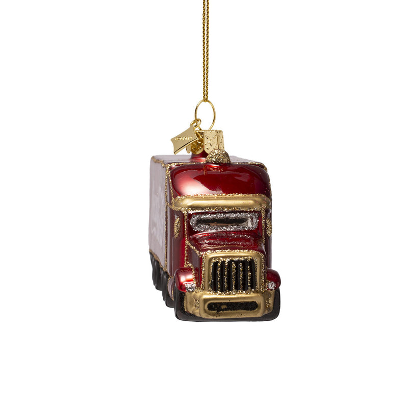 Vondels Coca-Cola Truck Christmas Hanging Decoration