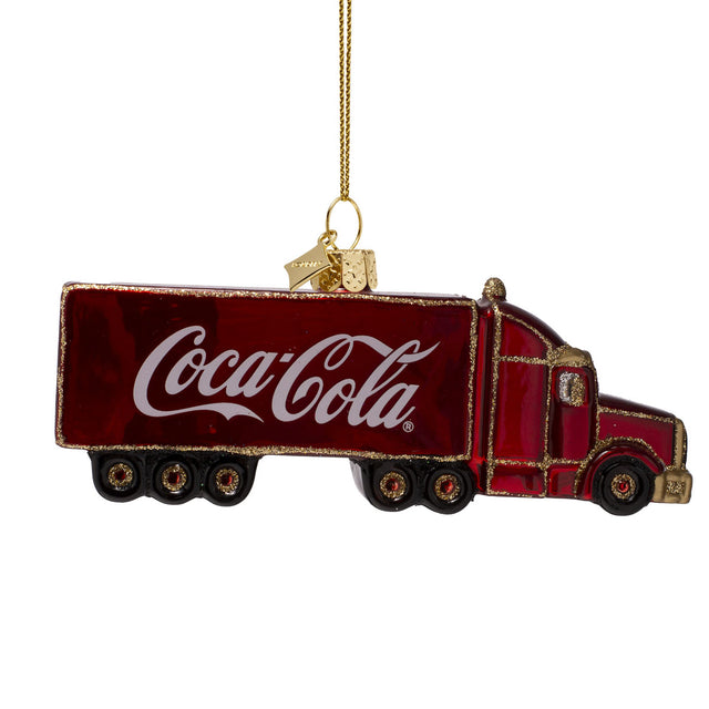 Vondels Coca-Cola Truck Christmas Hanging Decoration