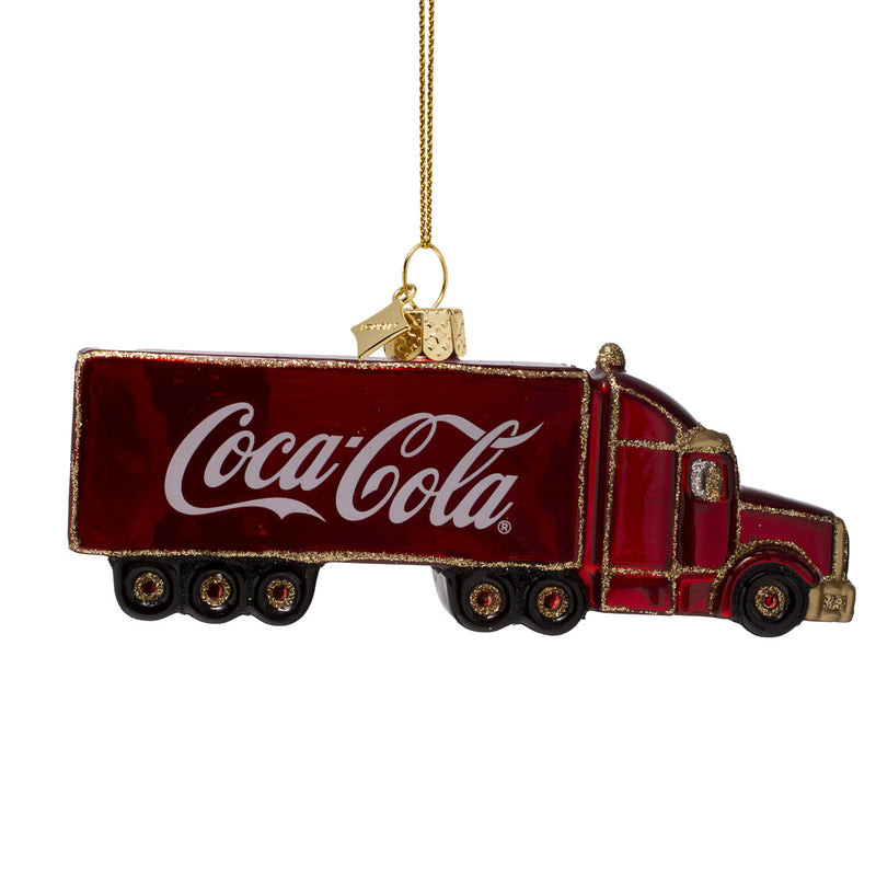 Vondels Coca-Cola Truck Christmas Hanging Decoration