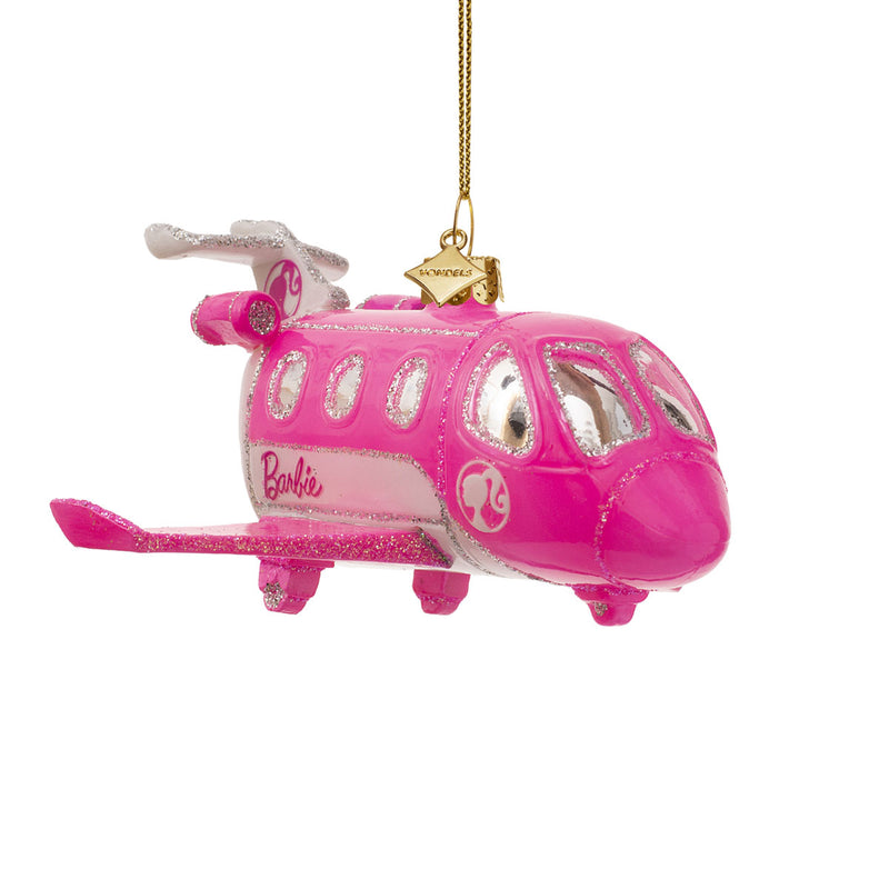 Vondels Barbie Airplane Christmas Hanging Decoration