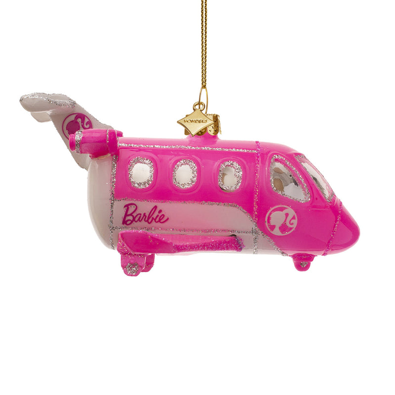 Vondels Barbie Airplane Christmas Hanging Decoration