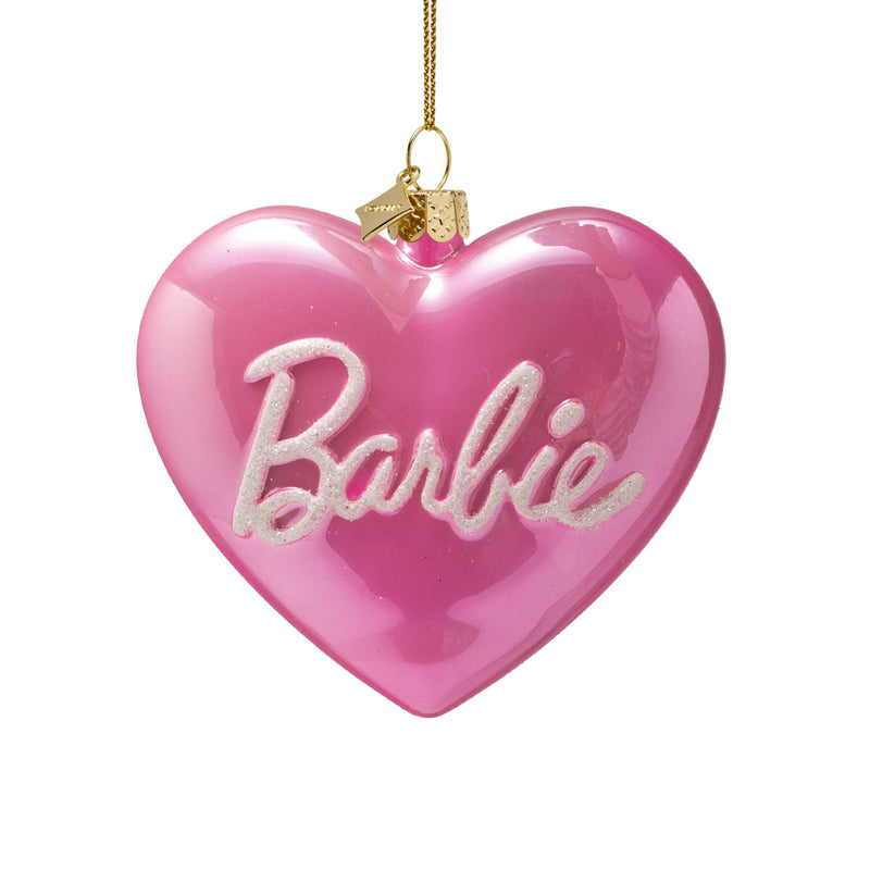 Vondels Barbie Heart Christmas Hanging Decoration