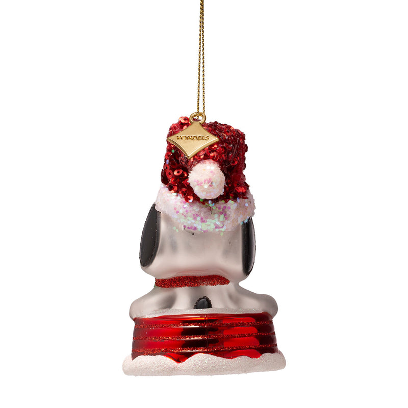 Vondels Snoopy & Woodstock Christmas Hanging Decoration