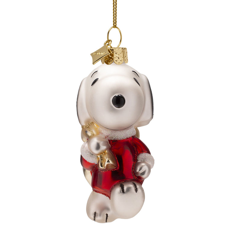 Vondels Snoopy with Gift Bag Christmas Hanging Decoration