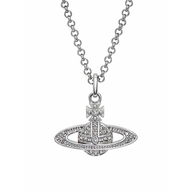 Vivienne Westwood Mini Bas Relief Pendant, Platinum
