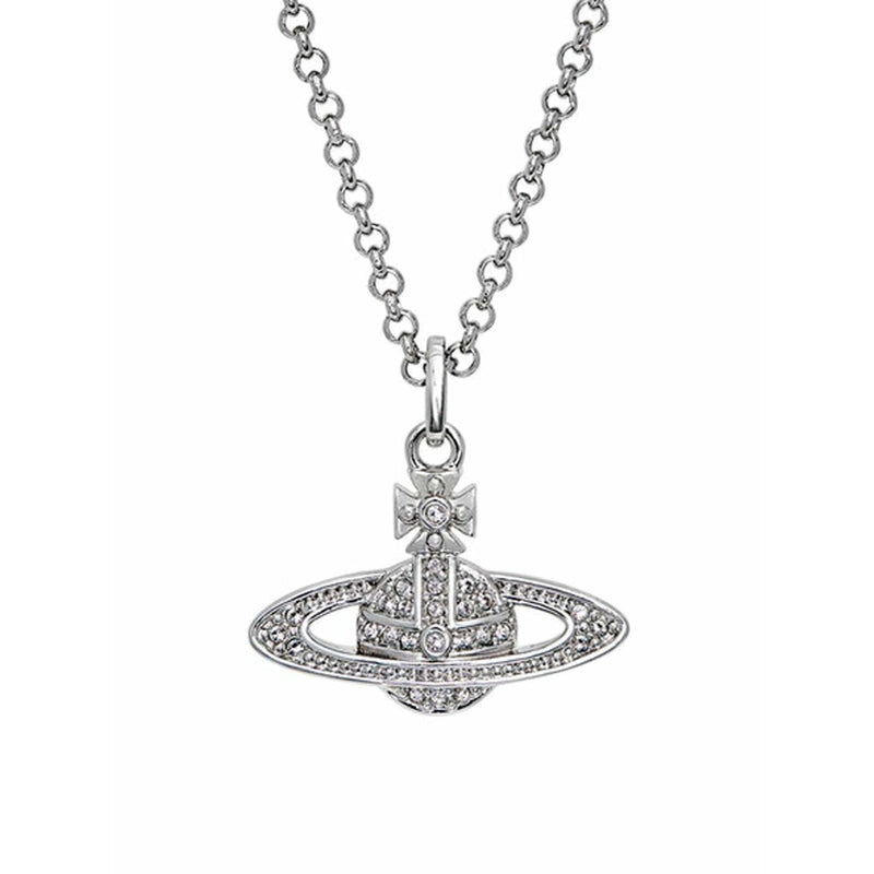 Vivienne Westwood Mini Bas Relief Pendant, Platinum
