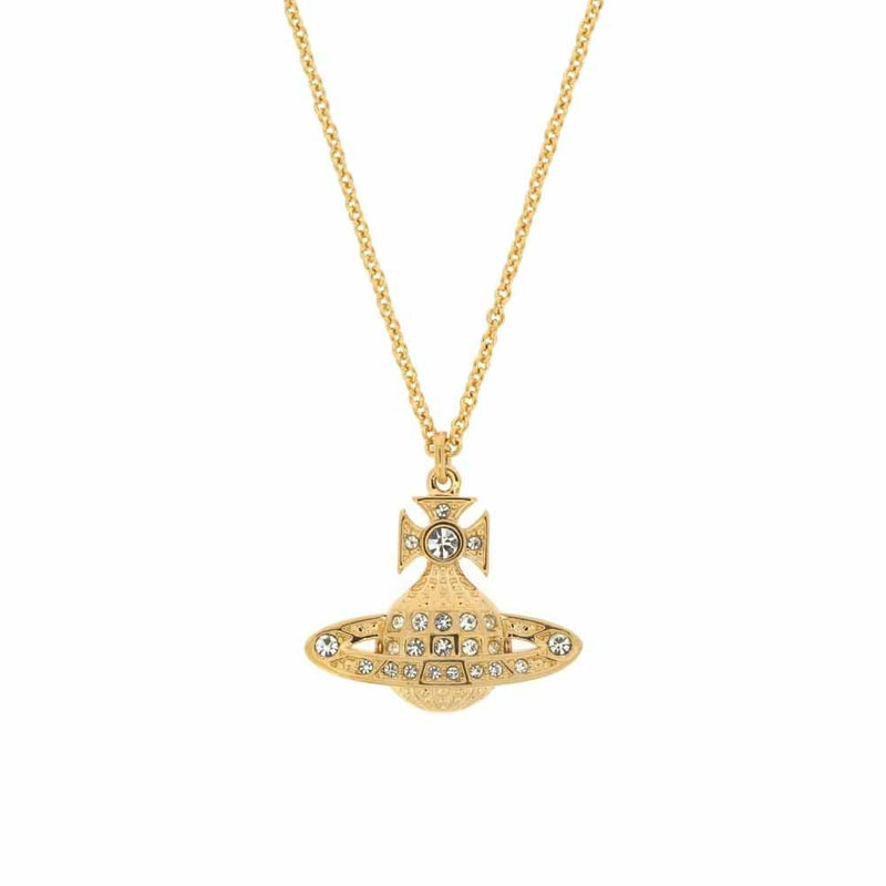 Vivienne Westwood Minnie Bas Relief Pendant, Gold Plated