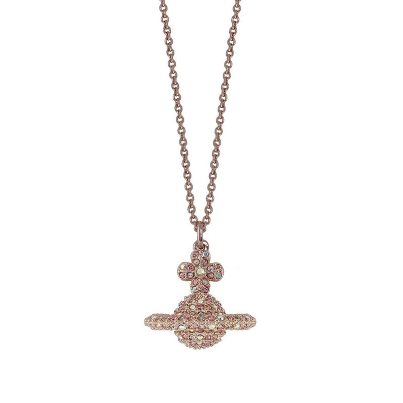 Vivienne Westwood Vintage Rose Grace Small Pendant, Rose Gold Plated

