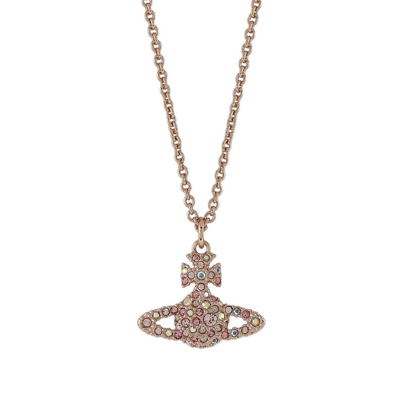 Vivienne Westwood Vintage Rose Grace Bas Relief Pendant, Rose Gold Plated
