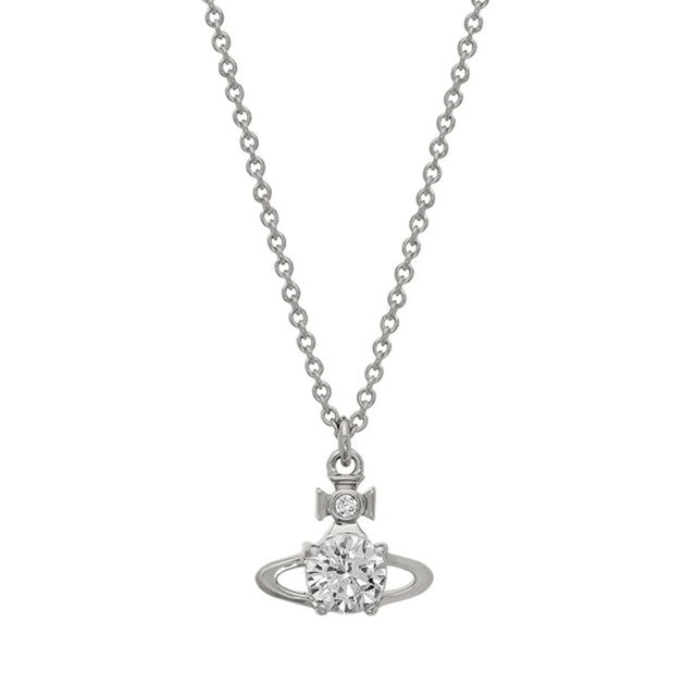 Vivienne Westwood Reina Silver Pendant, Platinum Plated