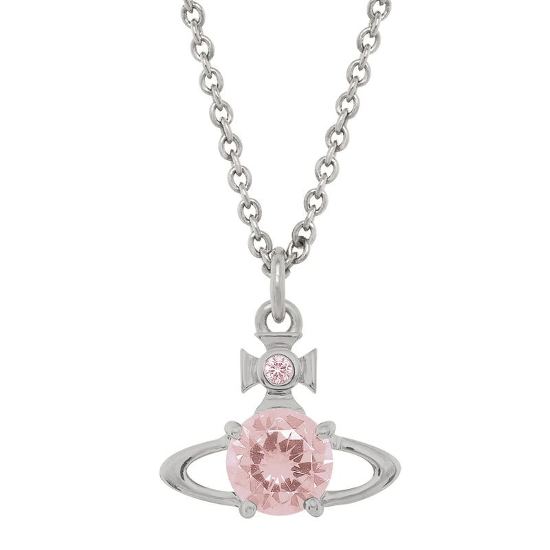 Vivienne Westwood Reina Silver / Champagne Pendant, Platinum Plated