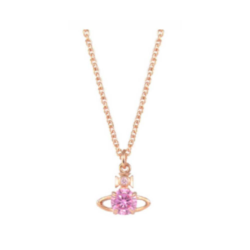 Vivienne Westwood Pink Gold Reina Pendant
