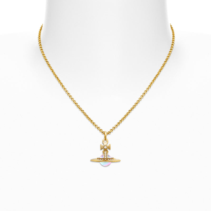 Vivienne Westwood New Tiny Orb Pendant, Gold Plated