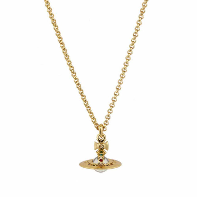 Vivienne Westwood New Petite Orb Pendant, Gold Plated