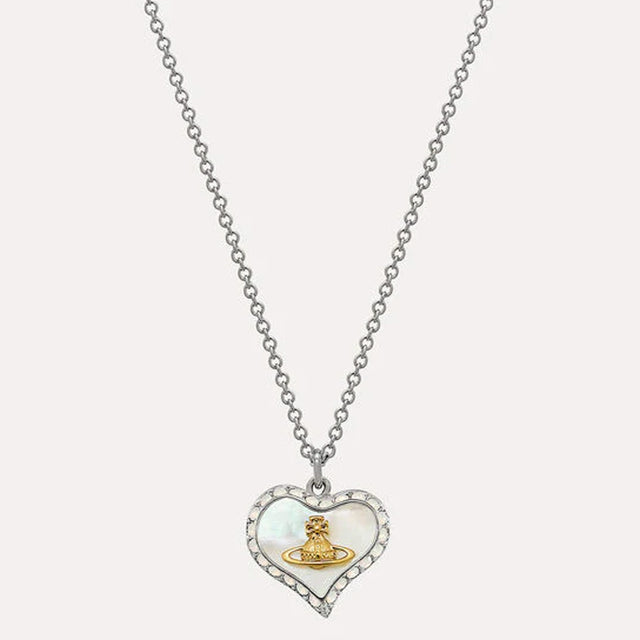 Vivienne Westwood Petra White Earrings, Platinum Plated