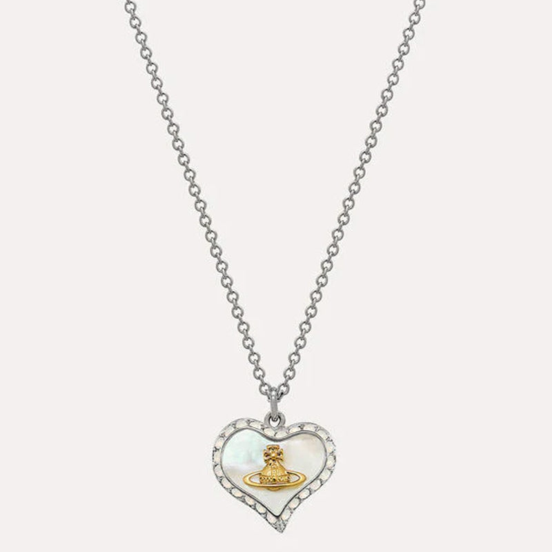 Vivienne Westwood Petra White Earrings, Platinum Plated