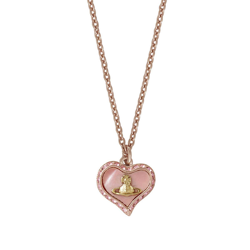 Vivienne Westwood Pearl Petra Pendant, Rose Gold Plated
