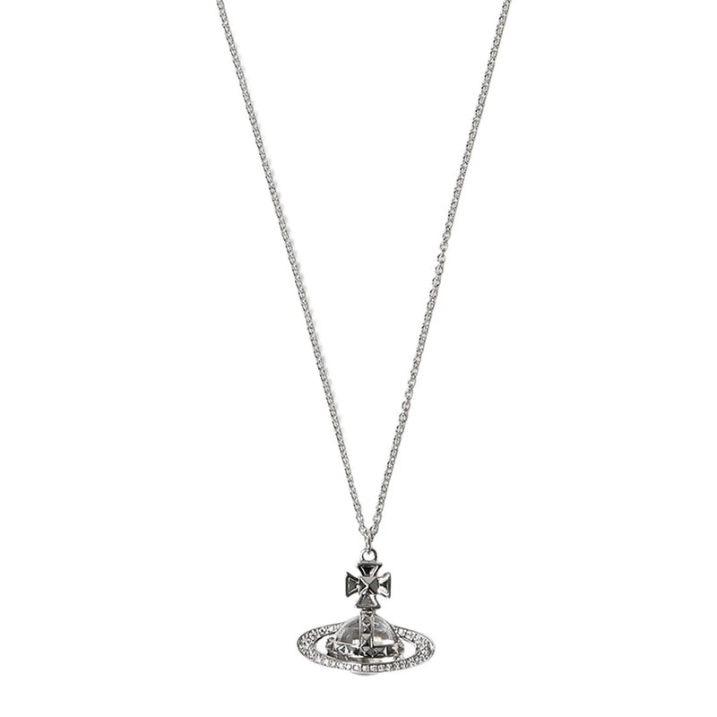 Vivienne Westwood Pina Small Bas Relief Pendant, Platinum Plated