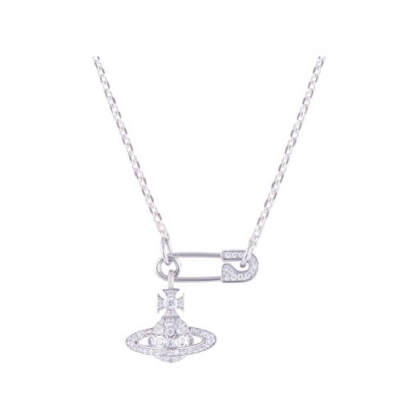 Vivienne Westwood Rhodium Lucrece Pendant