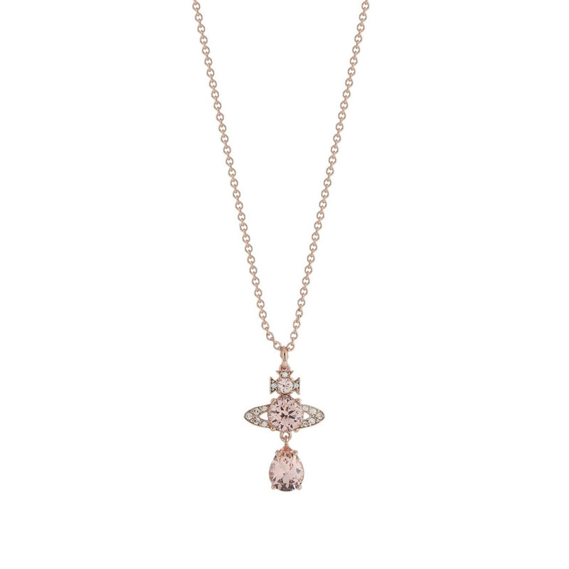 Vivienne Westwood Ismene Drop Pendant, Rose Gold Plated
