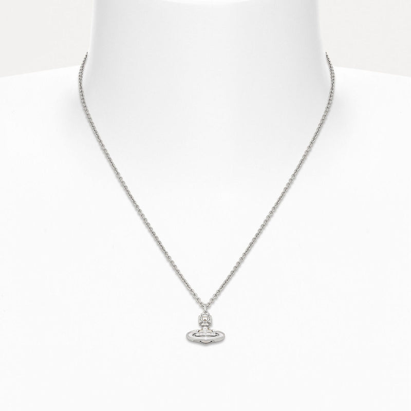 Vivienne Westwood Simonetta bas relief pendant, Platinum Plated