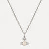 Vivienne Westwood Balbina Pearl Necklace, Silver Tone Plated