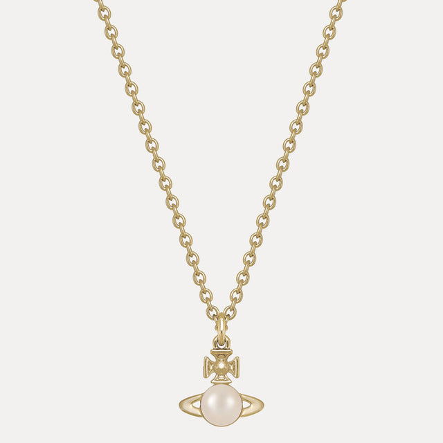 Vivienne Westwood Balbina Pearl Necklace, Gold Plated