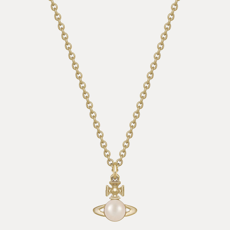 Vivienne Westwood Balbina Pearl Necklace, Gold Plated