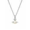 Vivienne Westwood Balbina Cream Pearl Pendant, Platinum Plated