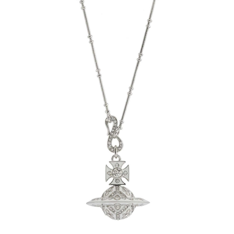 Vivienne Westwood Beryl Pendant, Rhodium Plated