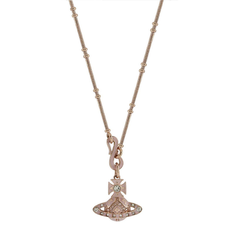 Vivienne Westwood Vintage Rose Beryl Bas Relief Pendant, Rose Gold Plated