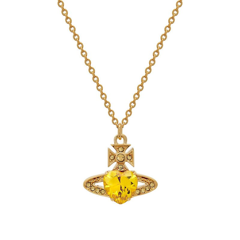 Vivienne Westwood Ariella Light Colorado Topaz Crystal Pendant, Gold Plated
