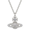 Vivienne Westwood Carmela Bas Relief Pendant, Platinum Plated