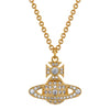 Vivienne Westwood Carmela Bas Relief Pendant, Gold Plated