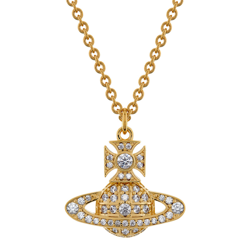 Vivienne Westwood Carmela Bas Relief Pendant, Gold Plated