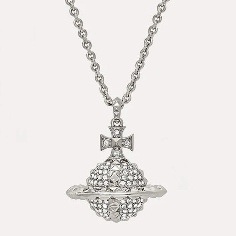 Vivienne Westwoo Mayfair Large Orb Pendant, Platinum Plated