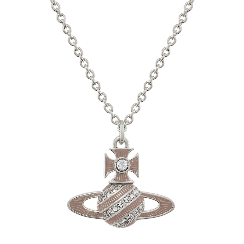 Vivienne Westwood Assita Bas Relief Pendant, Platinum Plated