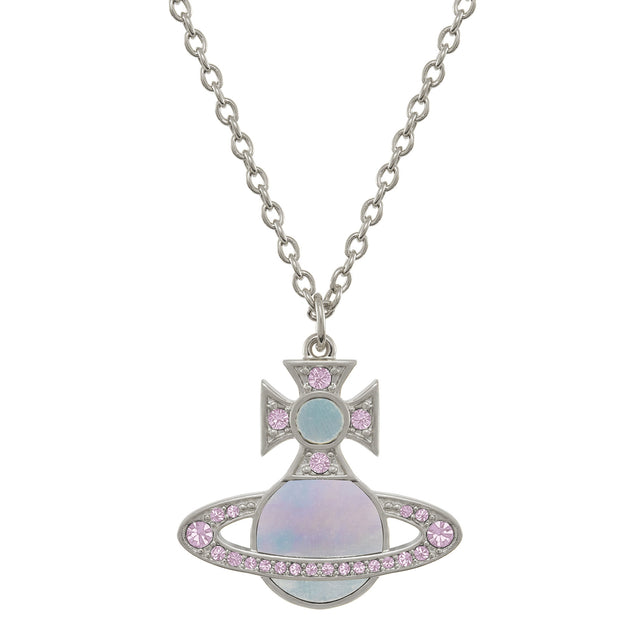 Vivienne Westwood Rina Violet Pendant, Platinum Plated