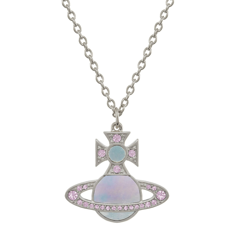 Vivienne Westwood Rina Violet Pendant, Platinum Plated