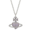 Vivienne Westwood Agnatha Bas Relief Pendant, Platinum Plated