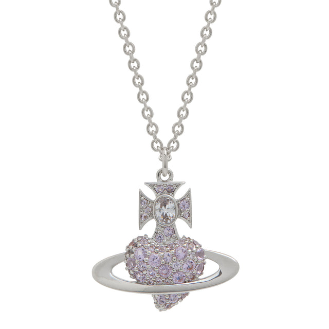 Vivienne Westwood Agnatha Bas Relief Pendant, Platinum Plated