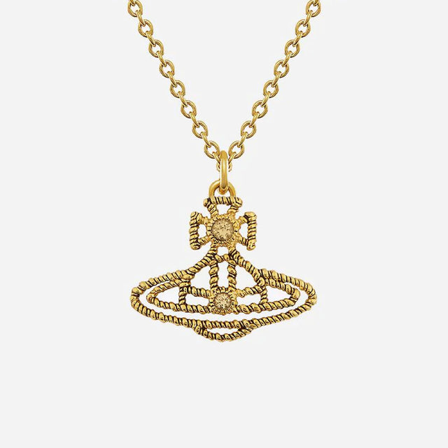 Vivienne Westwood Coretta Pendant, Gold Plated