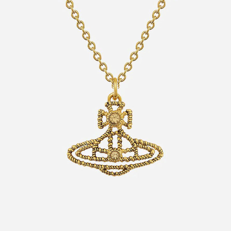 Vivienne Westwood Coretta Pendant, Gold Plated