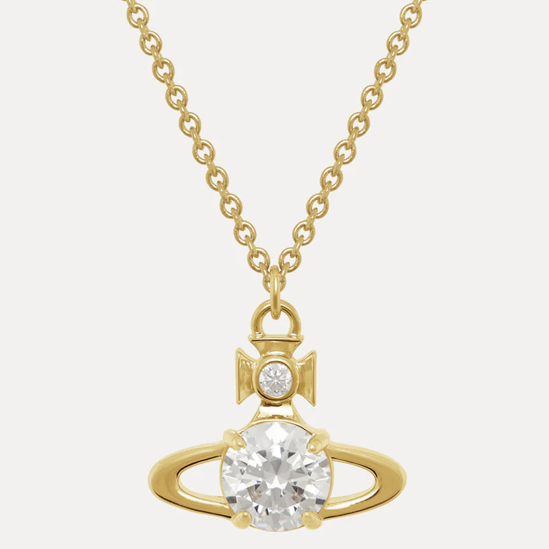 Vivienne Westwood Reina Large Gold Pendant, Gold Plated