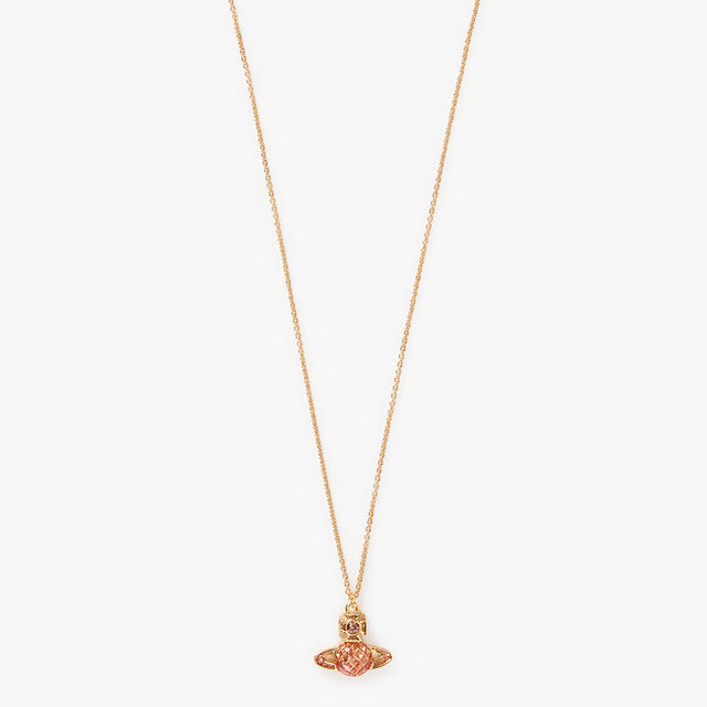 Vivienne Westwood Mashita Pendant Orange Necklace, Gold Plated